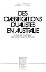 Des classifications dualistes en Australie