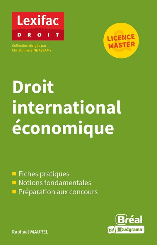 Droit international économique - Licence, Master