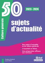 50 sujets d'actualité 2023-2024