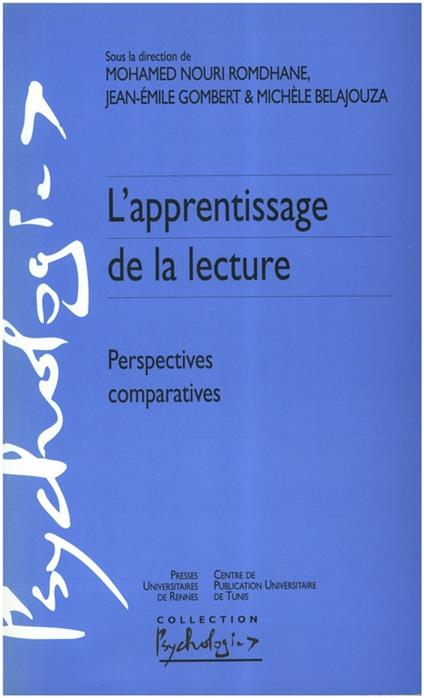 L'apprentissage de la lecture