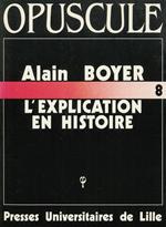 L'explication en histoire