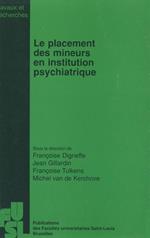 Le placement des mineurs en institution psychiatrique