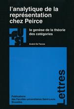 L'analytique de la représentation chez Peirce