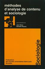 Méthodes d'analyse de contenu et sociologie