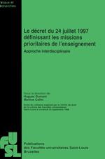 Le décret du 24 juillet 1997 définissant les missions prioritaires de l'enseignement