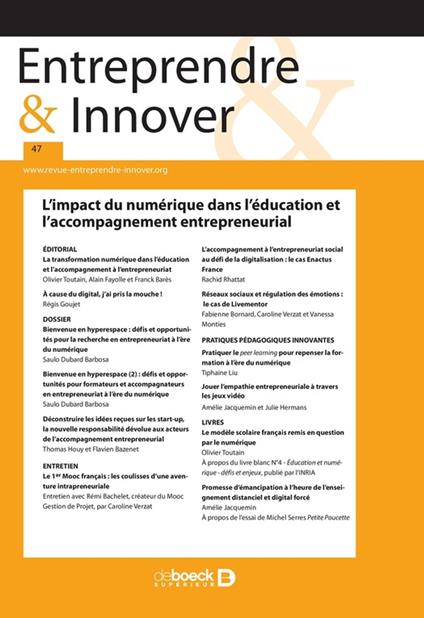 Entreprendre & Innover n° 47