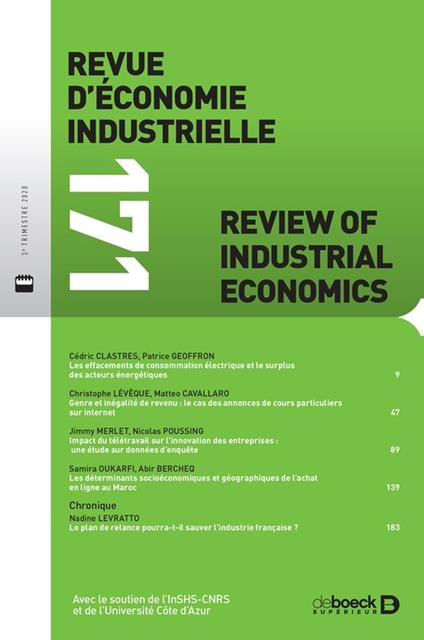 Revue d'économie industrielle