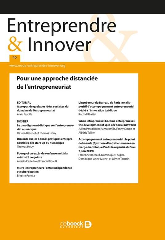 Entreprendre & Innover