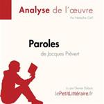 Paroles de Jacques Prévert (Fiche de lecture)