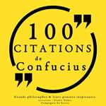 100 citations de Confucius