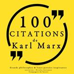 100 citations de Karl Marx