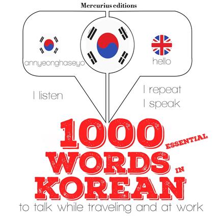 1000 essential words in Korean