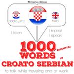 1000 essential words in Serbo-Croatian