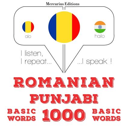 Punjabi - Romania: 1000 de cuvinte de baza