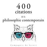 400 citations de la philosophie contemporaine
