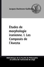 Études de morphologie iranienne. I. Les Composés de l'Avesta