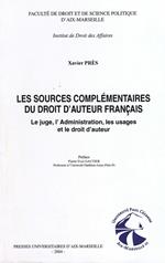 Les sources complémentaires du droit d'auteur français
