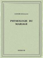 Physiologie du mariage