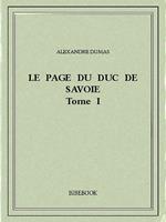 Le page du duc de Savoie I