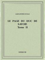 Le page du duc de Savoie II