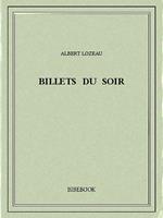 Billets du soir I