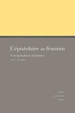 L'Épistolaire au féminin