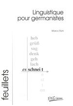 Linguistique pour germanistes