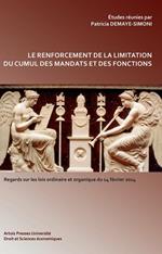 Le renforcement de la limitation du cumul des mandats et des fonctions