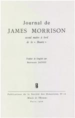 Journal de James Morrison, second maître à bord de la « Bounty »