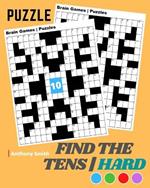 NEW!! Find the Tens Math Puzzle For Adults Hard Challenging Math Activity Book For Adults