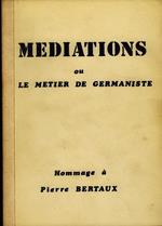 Médiations ou le métier de germaniste