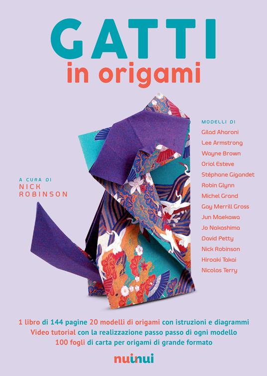 Gatti in origami. Con video tutorial - copertina