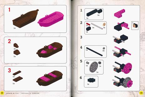 Leonardo da Vinci. Costruisci le invenzioni con i mattoncini Lego. Ediz. a colori - Francesco Frangioja - 3