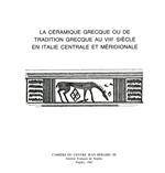 La céramique grecque ou de tradition grecque au VIIIe siècle en Italie centrale et méridionale