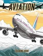 Aviation: Coloring Book