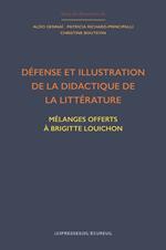 Défense et illustration de la didactique de la littérature