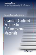 Quantum Confined Excitons in 2-Dimensional Materials