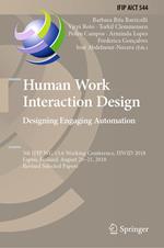 Human Work Interaction Design. Designing Engaging Automation