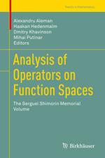 Analysis of Operators on Function Spaces