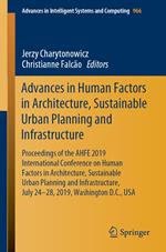 Advances in Human Factors in Architecture, Sustainable Urban Planning and Infrastructure