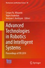 Advanced Technologies in Robotics and Intelligent Systems