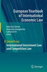 International Investment Law and Competition Law