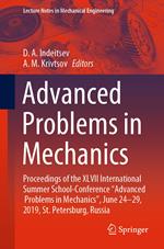 Advanced Problems in Mechanics