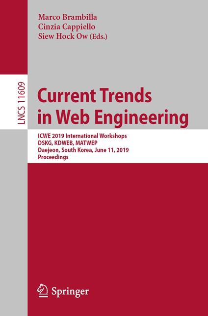 Current Trends in Web Engineering