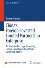 China’s Foreign-Invested Limited Partnership Enterprise