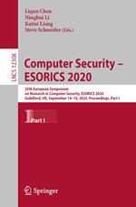 Computer Security – ESORICS 2020