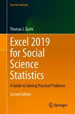 Excel 2019 for Social Science Statistics