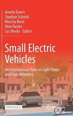 Small Electric Vehicles: An International View on Light Three- and Four-Wheelers