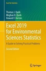 Excel 2019 for Environmental Sciences Statistics: A Guide to Solving Practical Problems