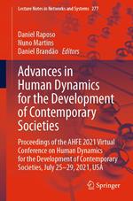 Advances in Human Dynamics for the Development of Contemporary Societies